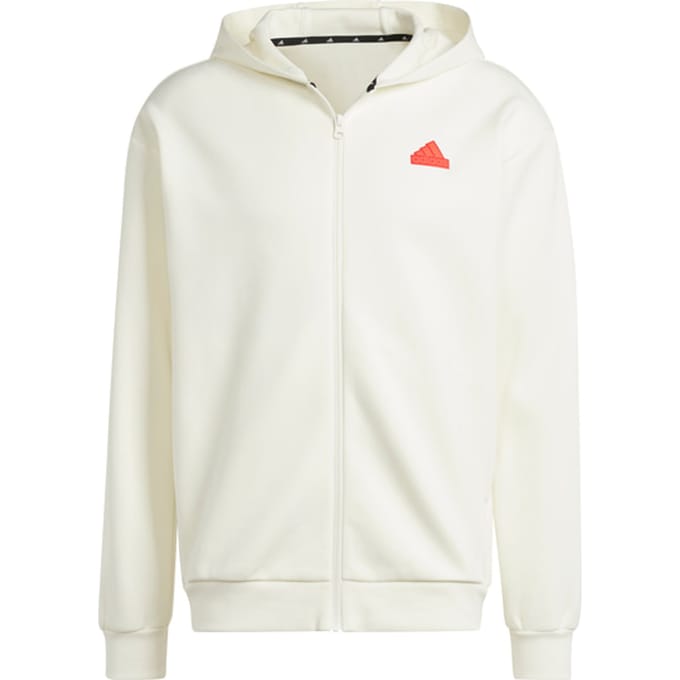 Adidas Fi Bos Fullzip Jas Met Capuchon Wit