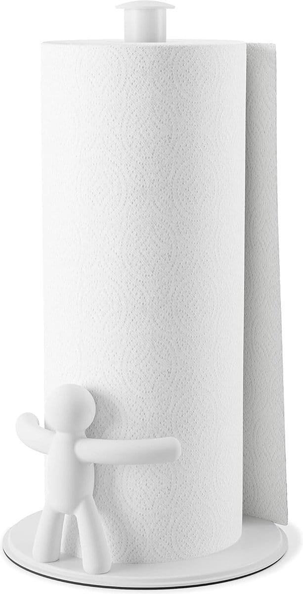 PolkaHome Paper keukenrolhouder Wit, Standard