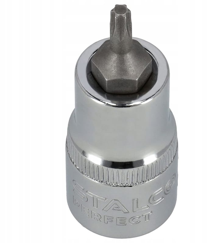 Stalen Torx Bit Dop 1/2" T27 x 55mm - Perfecte Stalco