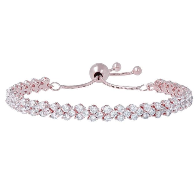 Altissima adjustable friendship pave tennis bracelet WSBZ00740WR