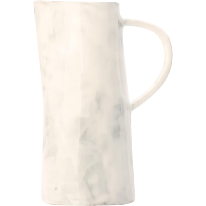 Off White Eenvoudige keramische kan (Taupe)