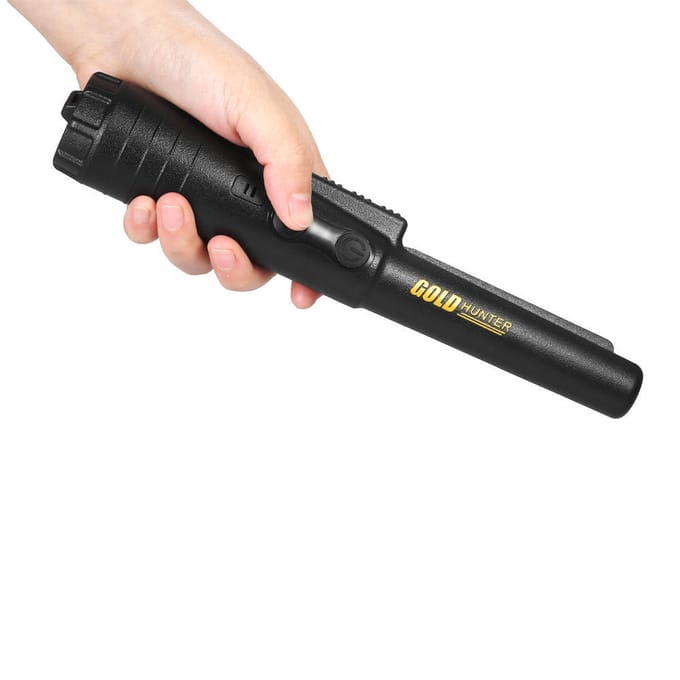 GOLD HUNTER Pinpointer détecteur de métaux Portable pointeur de broche outil de chasse au trésor Buzzer Vibration noir