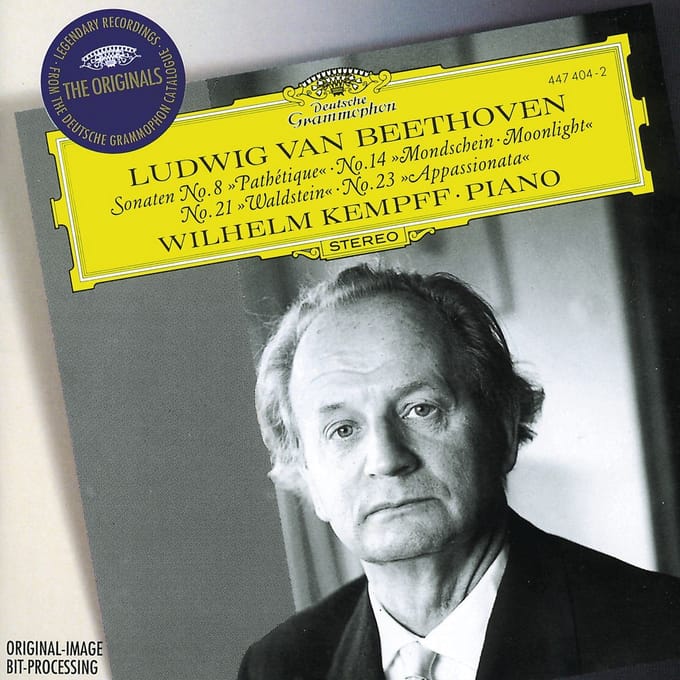 Wilhelm Kempff - Beethoven: Piano Sonatas Nos.8, 14, 21 & 23 (CD)