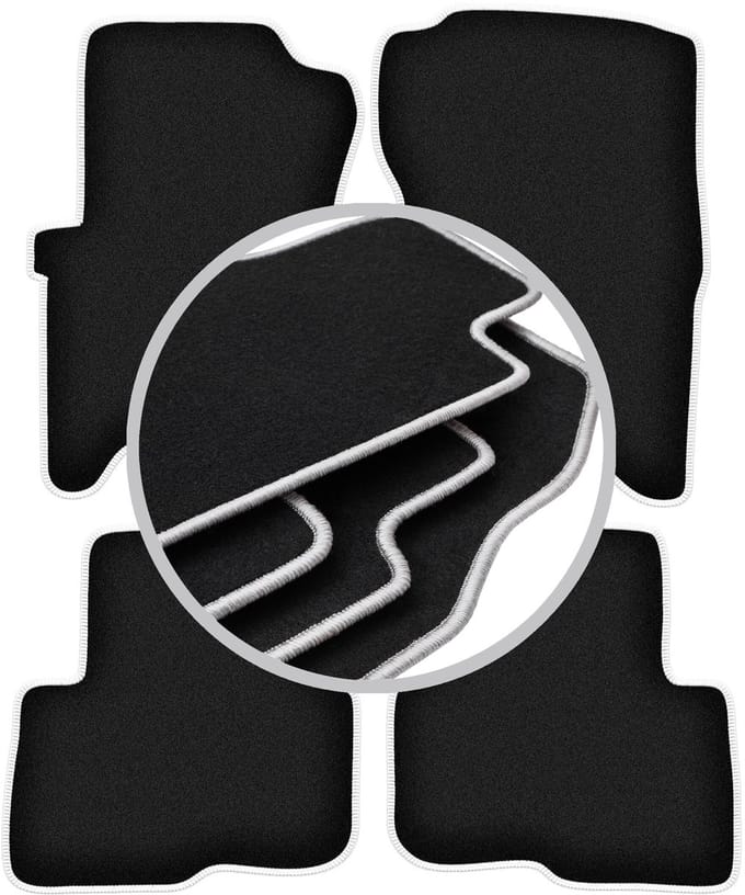 CARLUX-SILVER automatten voor: Land Rover Discovery III SUV (2004-2011)