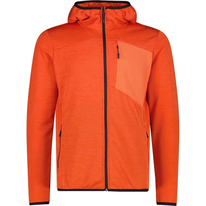 Jacquard Chiné Hoody Fleece CMP