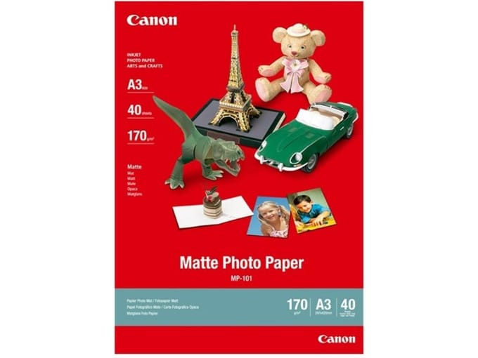 Canon Papier MP-101 / 7981A008 Matte Photo A3 - 40 Sheets