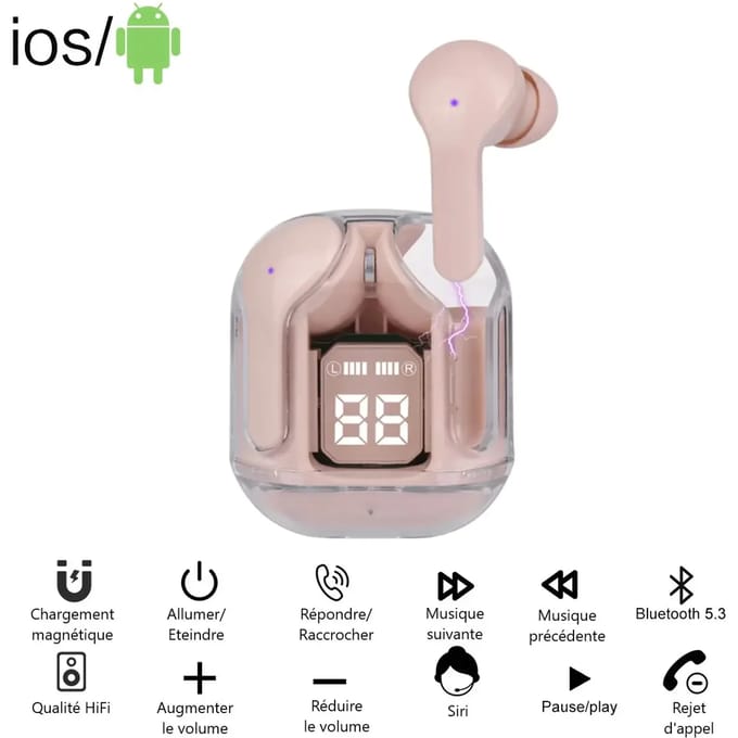 Draadloze bluetooth-oordopjes Platyne