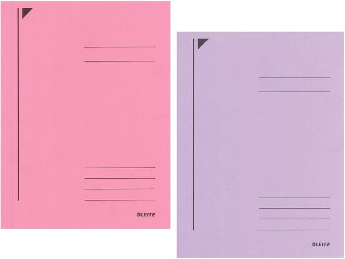 LEITZ dossiermap / jurismap, DIN A4, karton 430 g/m2, roze