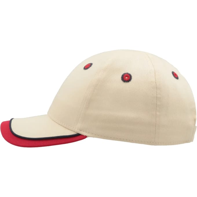 Atlantis Headwear Kids Star-S Cap AT532 - White/Red - One size