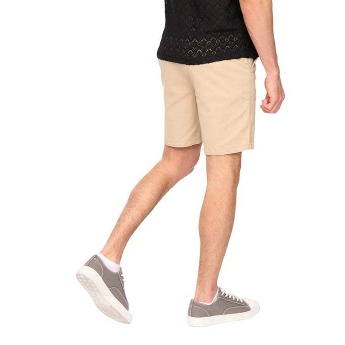 Duck and Cover Heren Everett Chino Shorts (Stone)