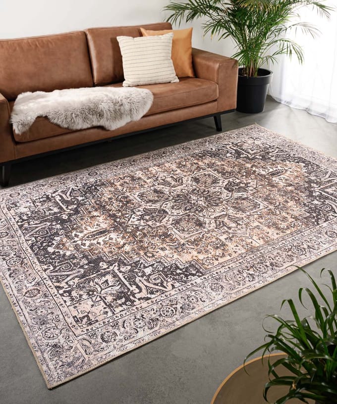 Vintage vloerkleed - Fade No.3 beige 230x330