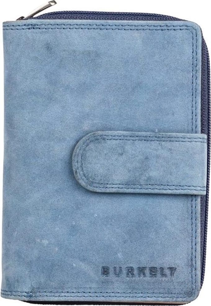 Leren portemonnee BURKELY Stacey Multi Wallet Loop Blauw