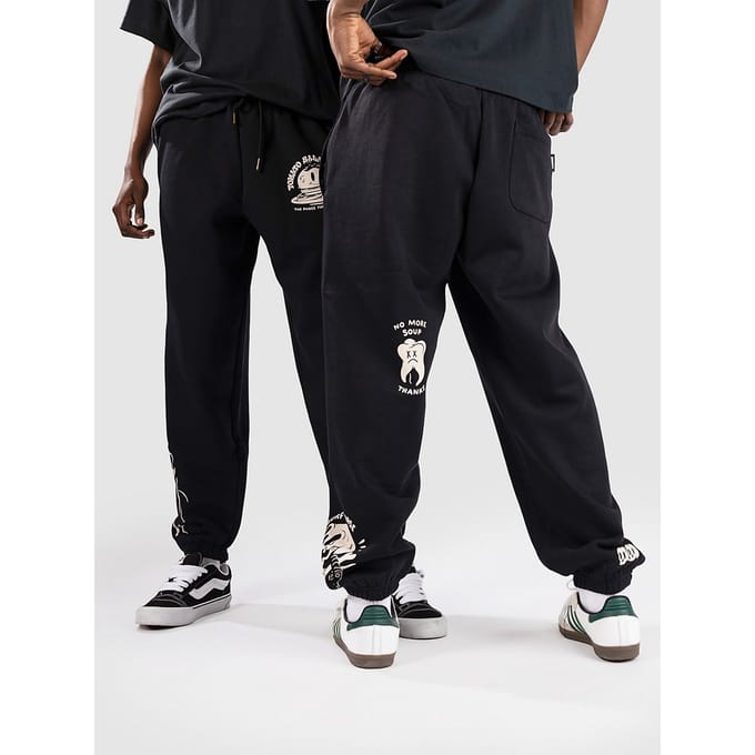The Dudes Dark Pattern Joggingbroek zwart