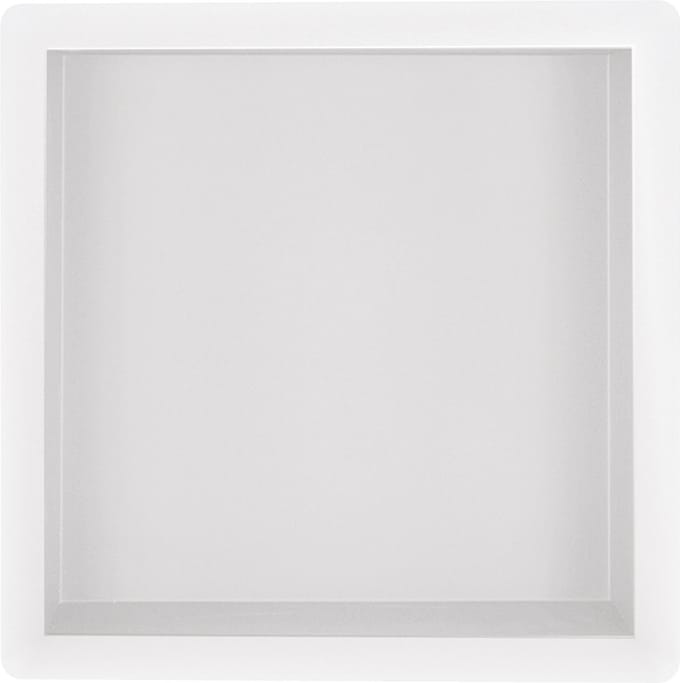 Wiesbaden Demis inbouwnis 30 x 30 x 10 cm mat wit