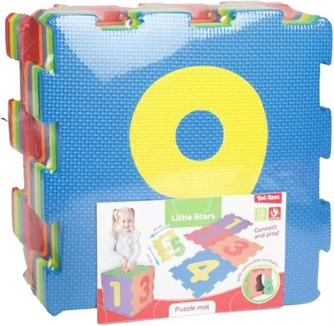 Foam Speelmat met Cijfers, 10st.