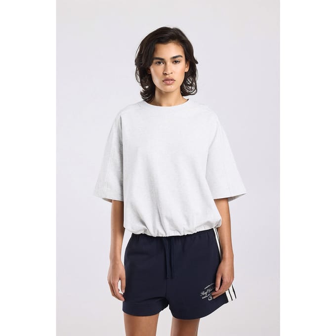 America Today Steffie Light Grey Melange Maat: M | Tops Outlet | Dames | Grijs