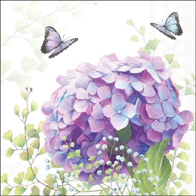Napkin 33 Hydrangea ball FSC Mix
