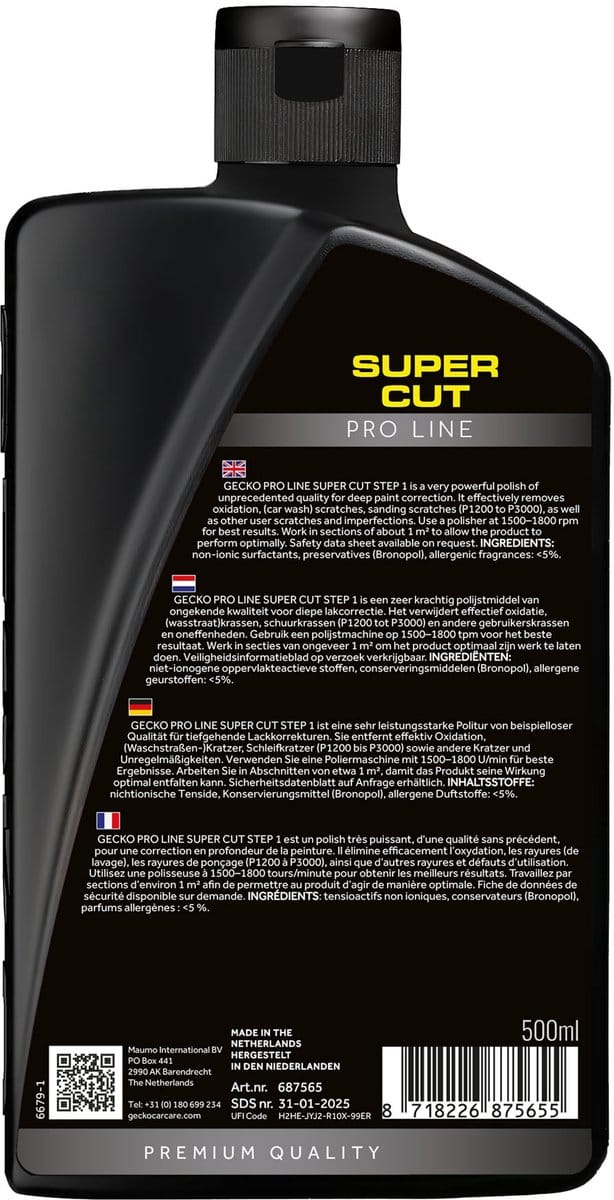 Gecko Pro Super Cut (676) Stap 1 500ml
