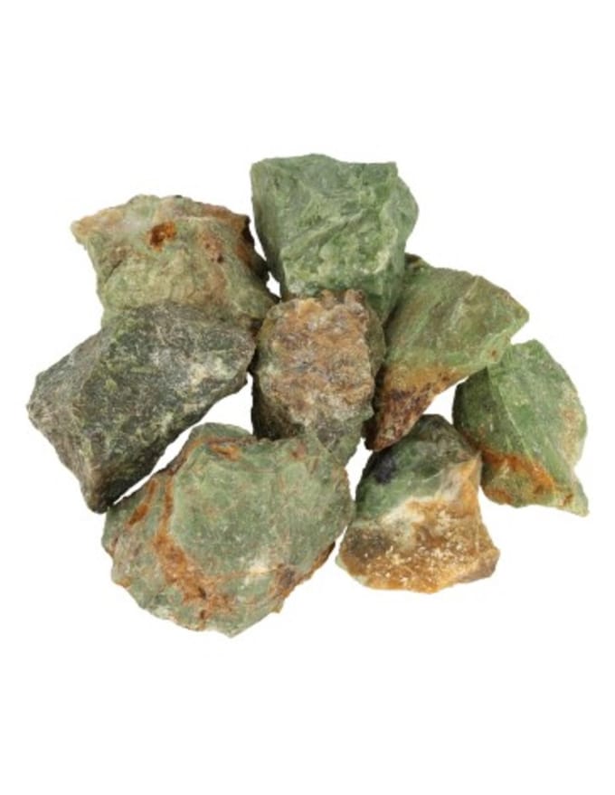 Chrysopraas 250 gr. ruwe brokjes