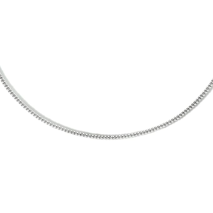 Zilver Gerhodineerde Collier gourmet 1 1333557 50 cm
