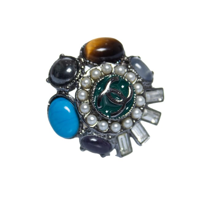 Chanel, multikleurige clipsierraad