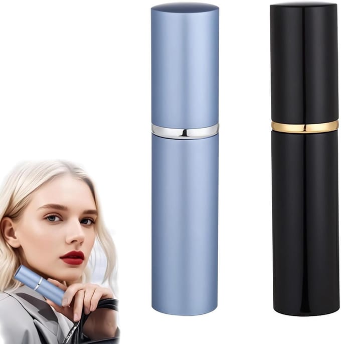Set van 2 Refillable Mini Parfum Atomisers, Draagbare en Oplaadbare Parfumverstuivers voor Reizen, Geschikt voor Vrouwen en Mannen