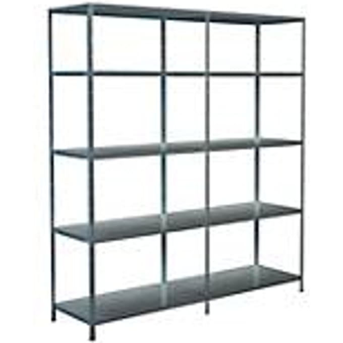 Legborden zonder grendels, H 2000 x B 1800 x D 500 mm, gegalvaniseerd