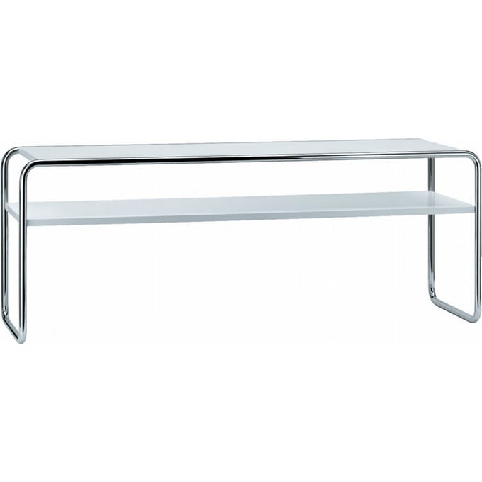 Thonet - B 10/1 Bijzettafel - gelakt wit