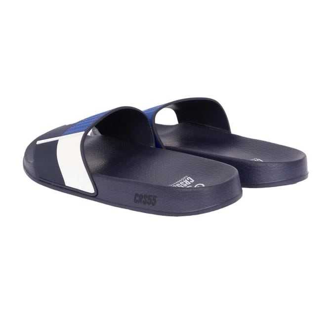 Crosshatch Heren Rentrays Sliders (NAVY/BLAUW)