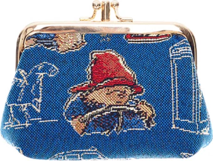 Portemonnee klip - Blauw met Paddington -Beer