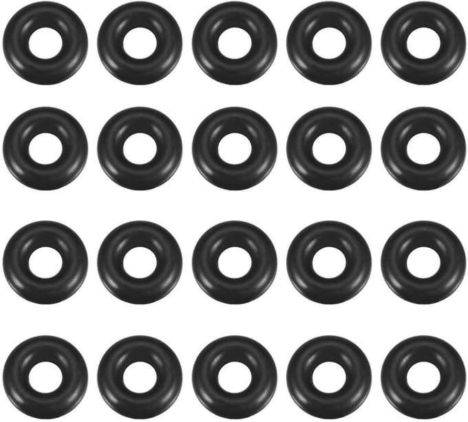Dailygoods- O-ringen 20 stuks - Nitrilrubber - 11 mm buitendiameter - 4 mm binnendiameter - Afdichtingsset - Duurzaam en flexibel - Afdichtringen