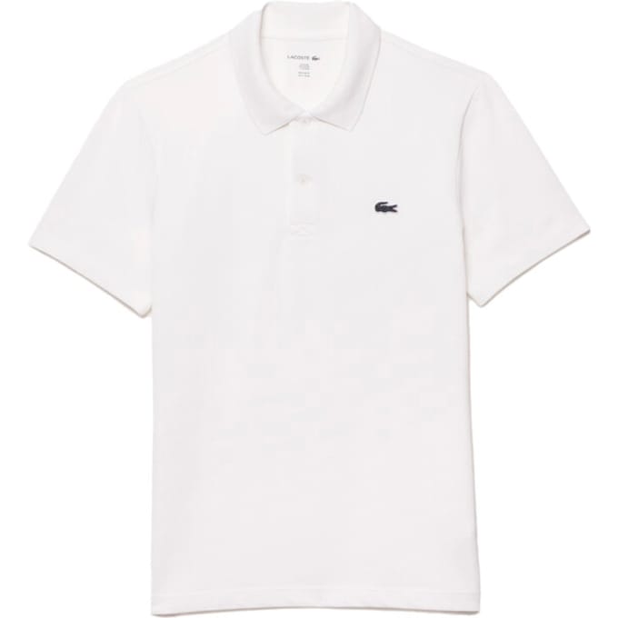 Lacoste Poloshirt Breathable Wit - Maat S - Heren