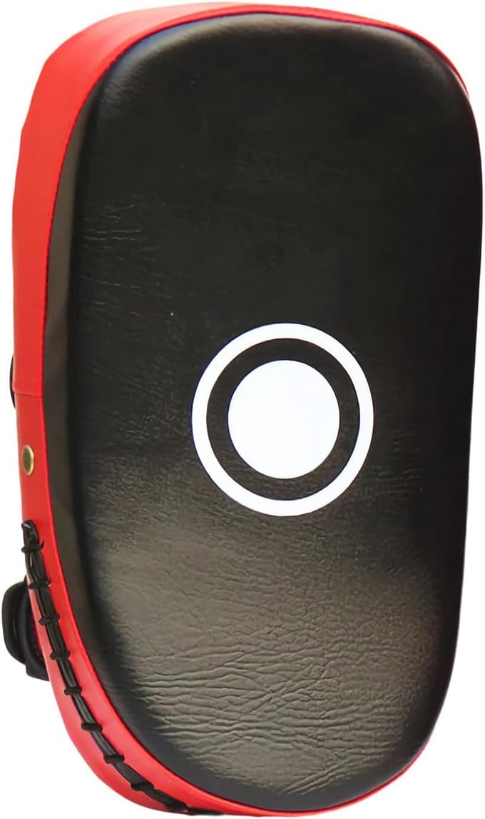 Bokspads - Handpads Stoten - Vechtsport Training - Gebogen Ontwerp - 17x37x10cm
