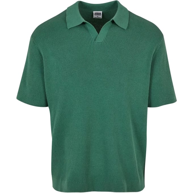 Urban Classics - Ribbed Oversized Shirt - XXL - Groen