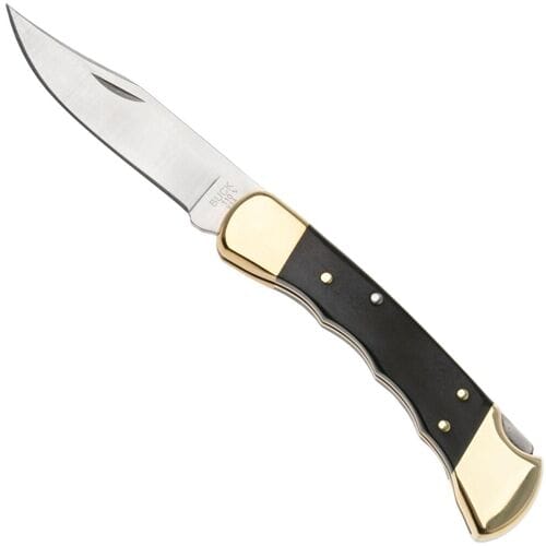 Buck 110 Folding Hunter zakmes, met vinger groeven