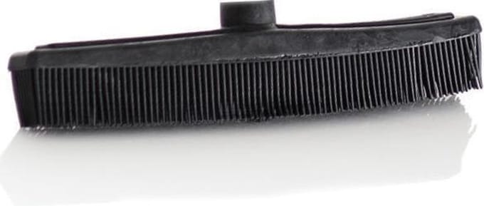 HairCare - Rubber borstel voor- Kamerveger - Kappersbezem - Binnenbezem