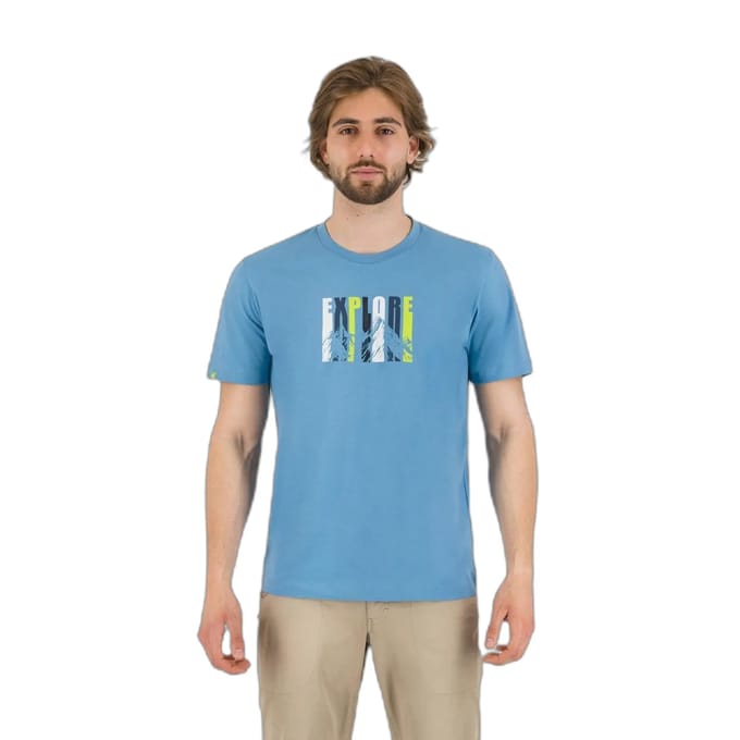 Karpos Explore T-shirt Met Korte Mouwen Blauw M Man