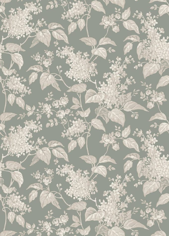 Boråstapeter Vliesbehang 6963 - Österlen - Botanisch Groen - 53cm x 10.05m