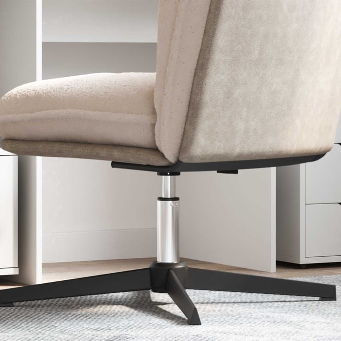 vidaXL - Bureaustoel - Gas - Cilinder - Chroom - 261-351 - mm - IJzer