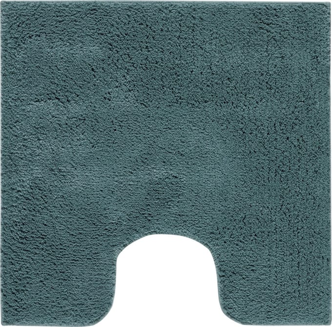 Casilin Havana WC-mat - 59 x 59 cm - Met uitsparing - Eucalyptusgroen