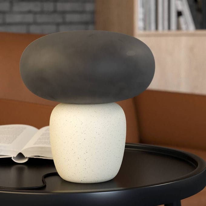 EGLO CAHUAMA Tafel Lamp E27 H300, white/black/grey