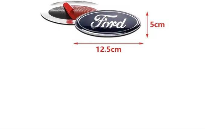 Ford Embleem - Logo voor Grill/kofferbak - 12,5 cm
