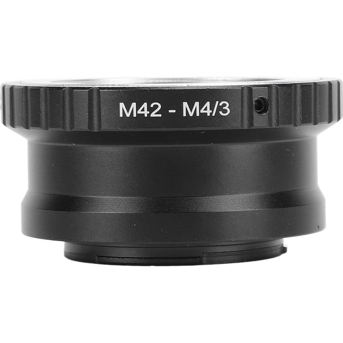 M42 naar M43 Lensadapter Digitale Camera Lens Converter Ring voor EP1 EP2 EP3 EPL1 EPL2 Micro 43 black
