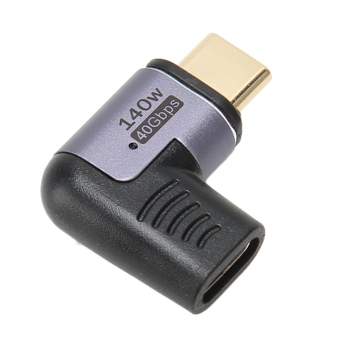 USB C Magnetische Adapter 140W 40Gbps Rechte Hoek 8K 60Hz Ondersteund 90 Graden Type C Adapter voor