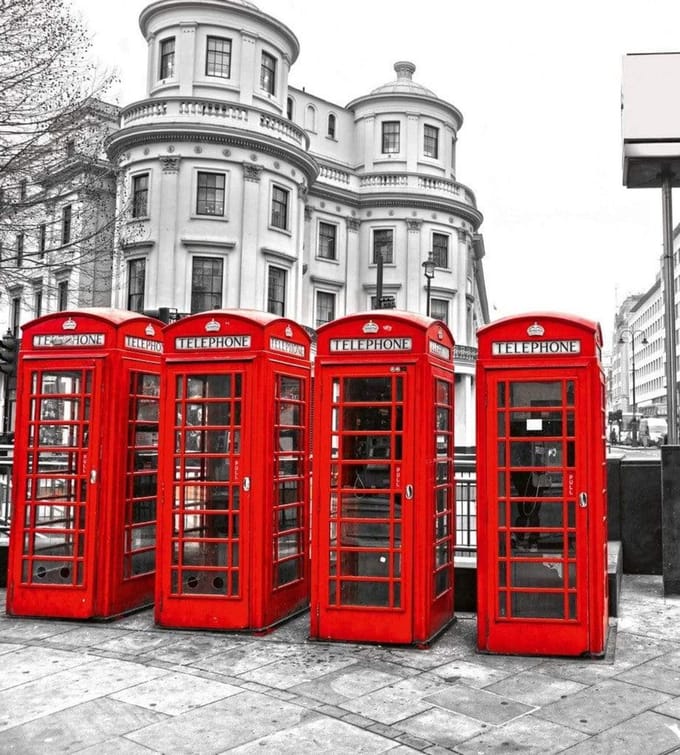 Fotobehang - London 225x250cm - Vliesbehang