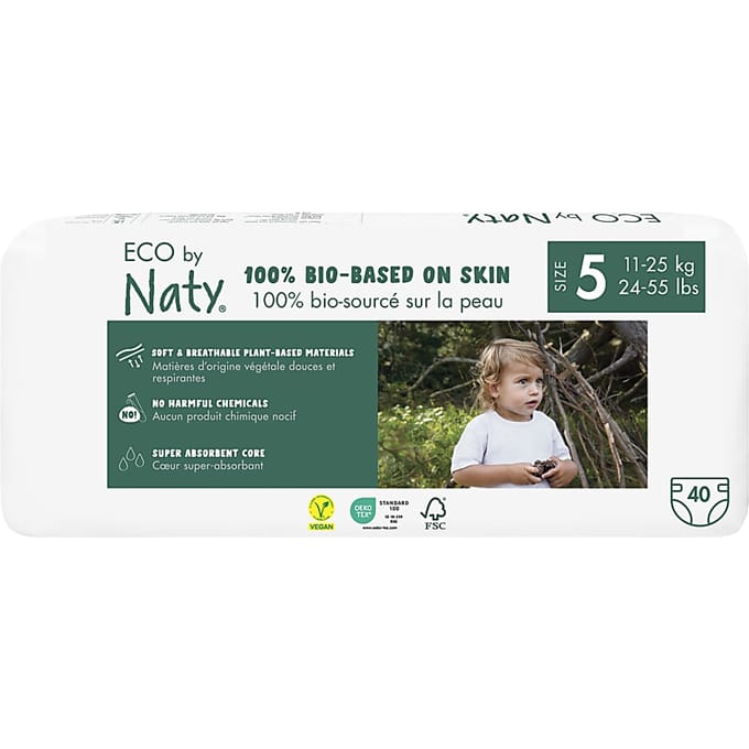 Naty Luiers: Maat 5 11-25 kg 40 stuks