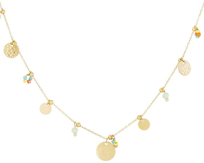 color pop coins ketting