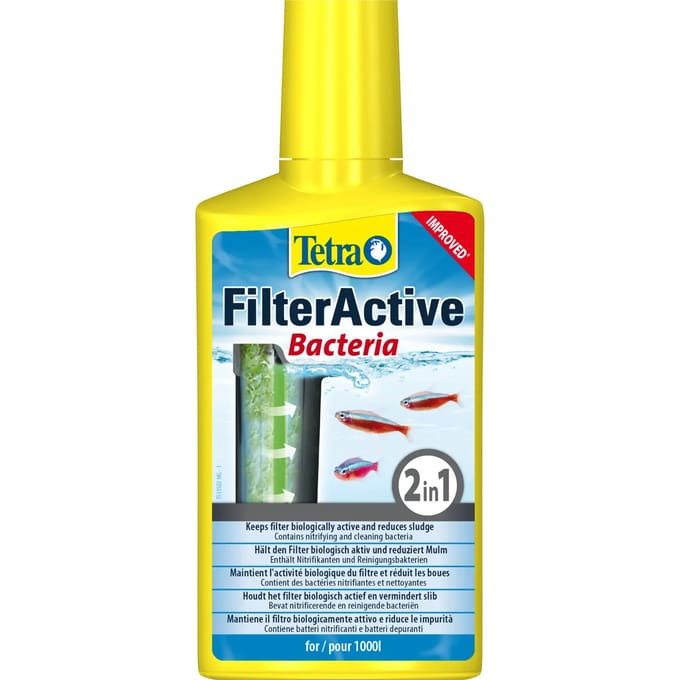 Tetra - Algenbestrijding - Aquarium - Tetra Filteractive 250ml - 4x7,5x18,2cm - 1st