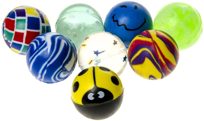 Duckiez stuiterbal Mix 27Mm - 100 stuks