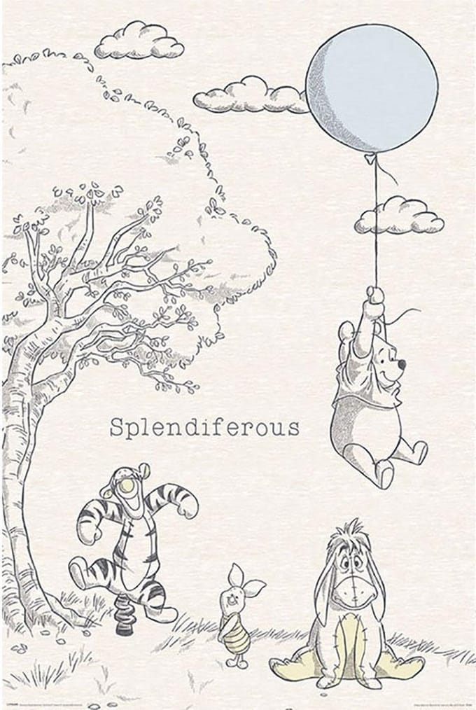 Winnie the Pooh Splendiferous - Maxi Poster - 61 x 96.5 cm